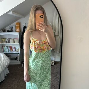 Rixo Patterned Sun Dress